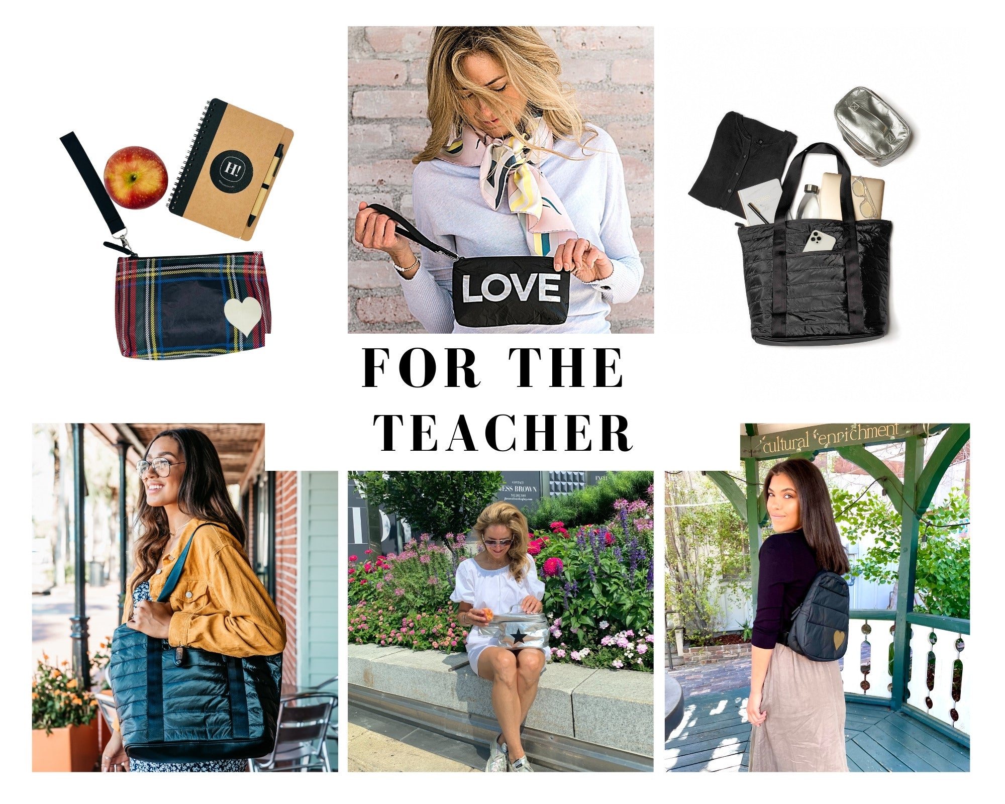 Teacher Canvas Tote Bags from Hi Love Travel Say Thank You in Style