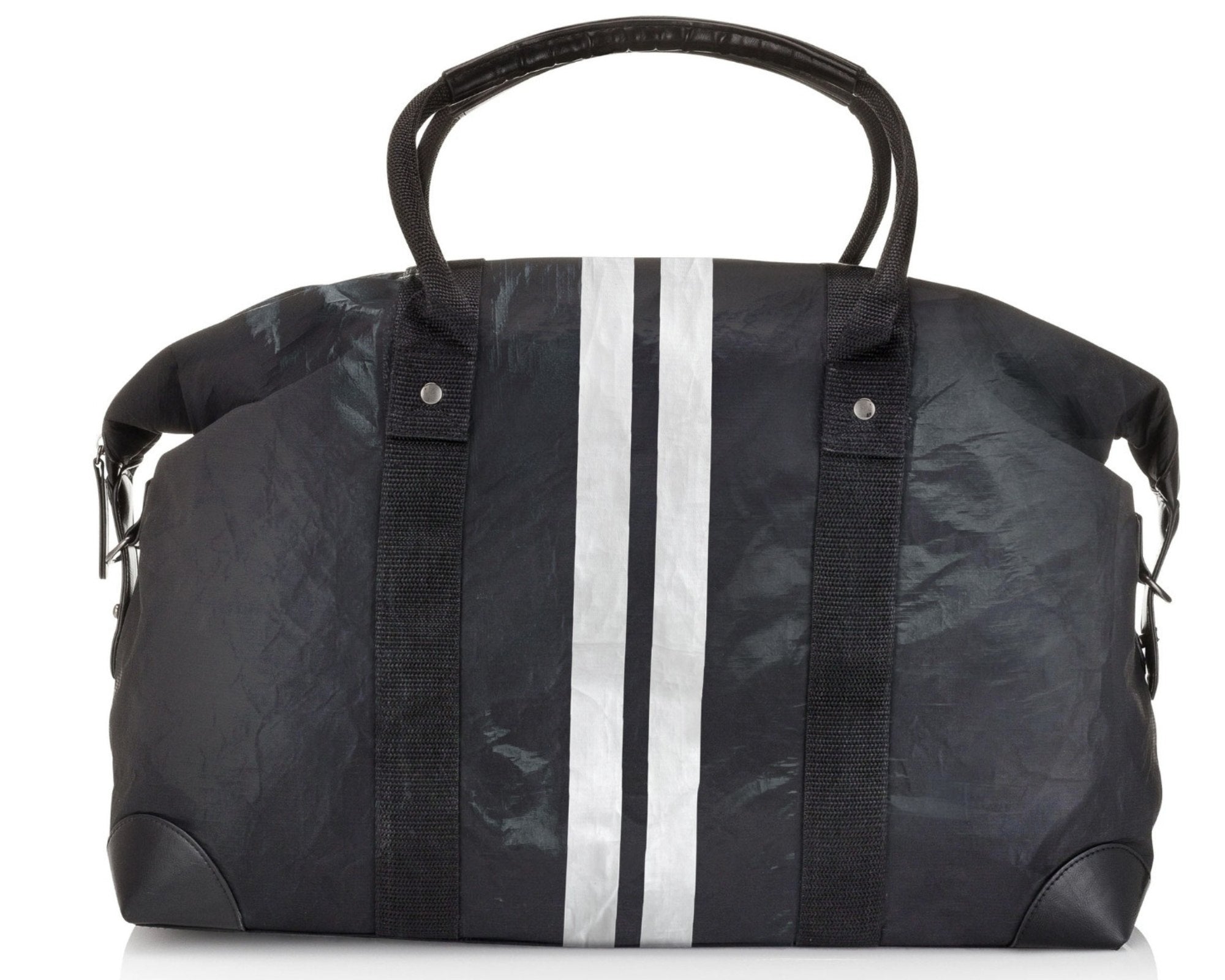 Spring Travel Gym Bag  Black Art Weekender Overnight Bag