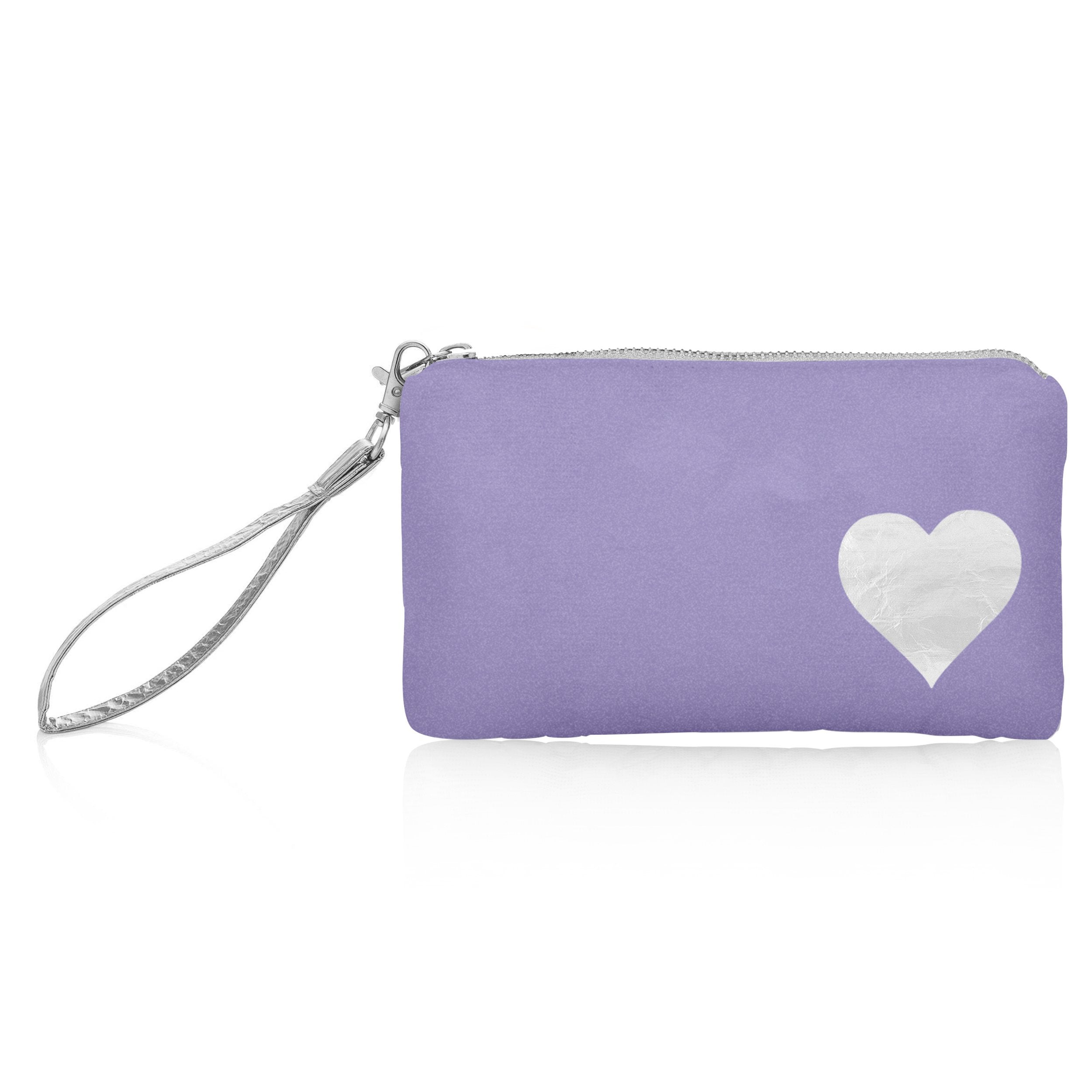 Amazon.com: Women Genuine Leather Wallet Lavender Purple Flower Mauve Print  Long Wallet Clutch Purse with Zipper : Clothing, Shoes & Jewelry
